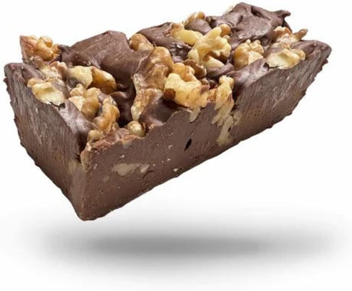Uncle Butch’s Chocolate Walnut Fudge Candy – Chocolate Fudge Freshly Made in Small Batches with Real Butter – Creamy, Decadent, Handcrafted & No-Marshmallow Recipe (16 oz)