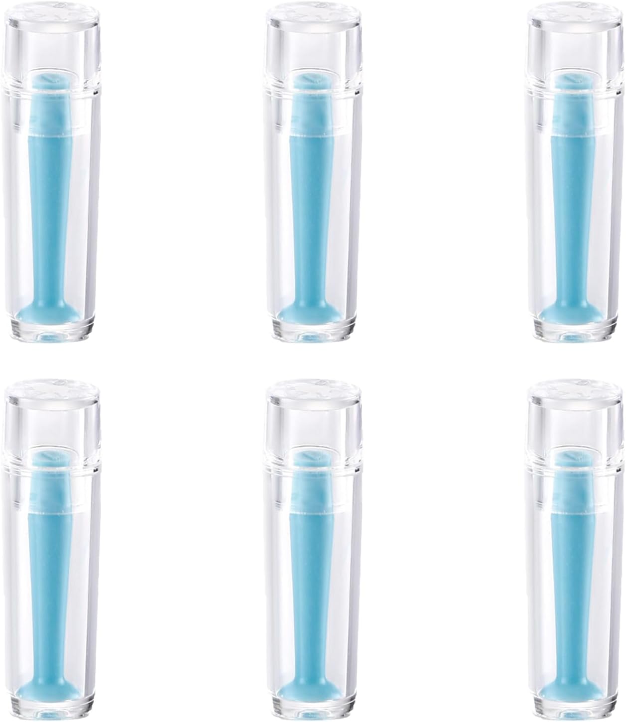 6 Pieces Hard Scleral Lens Remover Tool for RGP, Silicone Eye Contact Lens Plunger Suction Cup