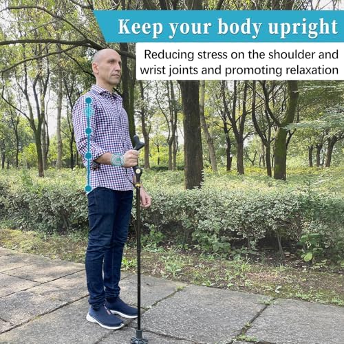 Walking Cane Foldable for Men & Women Seniors for Balance,Self Standing Folding Cane,Height Adjustable Anti-Slip Lightweight Alloy Walking Stick Collapsable for Travel Mobility Aid
