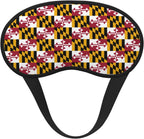Maryland State Flag Sleep Mask 100% Light Blocking Eye Mask for Sleeping, Sleep Mask for Unisex for Travel/Nap