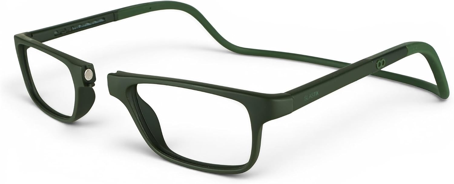 Clic Magnetic Reading Glasses - Adjustable Neck Hanging Readers - Secure Fit with Soft Headband - Nashi (S-XL)