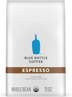 Blue Bottle Whole Bean Organic Coffee, Espresso, Dark Roast, 12 Ounce bag (Pack of 1)