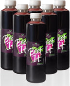 BEET IT Organic Beet Juice, 25.4 Fl.oz (6 Pack) | Non GMO, 100% Natural Organic Juice- Gluten Free, No Added Sugar, Not from Concentrate | Nutrient Packed Vegetable Juice