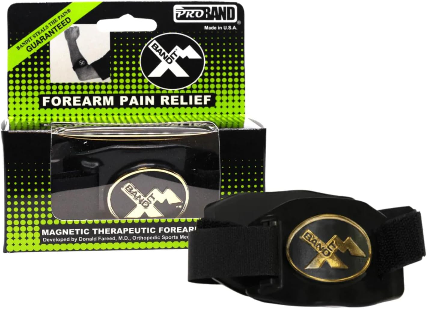 PROBAND, BandIT XM Magnetic Therapeutic Band for Elbow & Forearm Pain Relief, Anatomically Focused Dynamic Compression Band for Carpal Tunnel, Tendonitis, Tennis Elbow, Golfers Elbow & Arthritis…