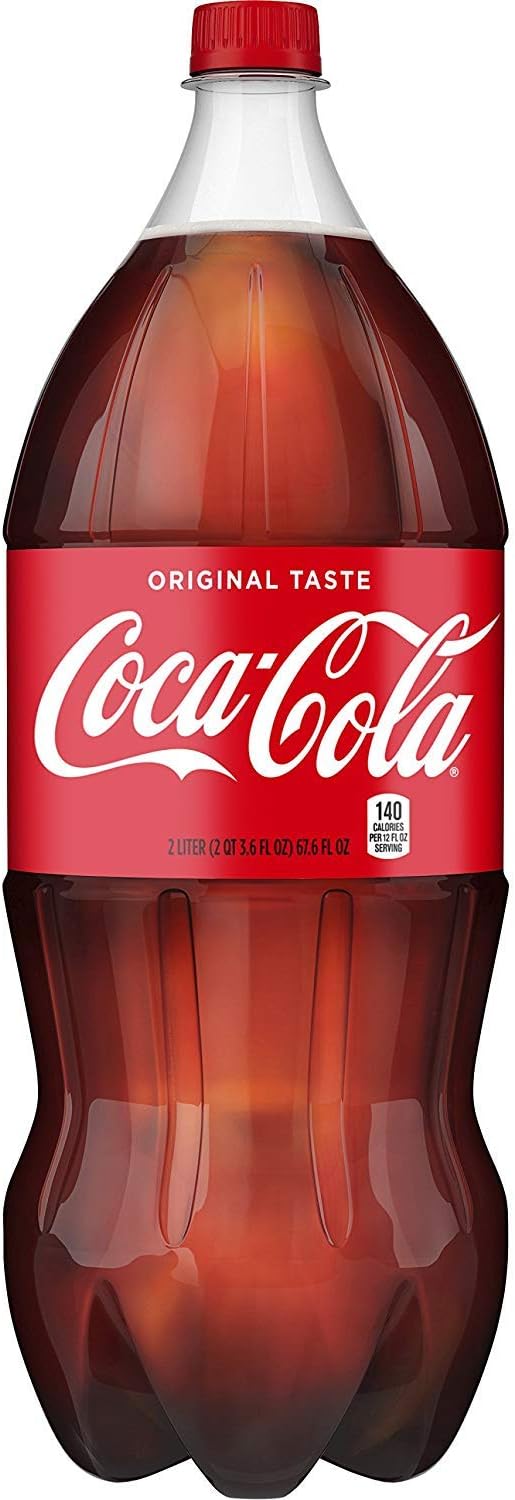 Coca-Cola 2L bottles, 67.6 Oz (Pack of 4)