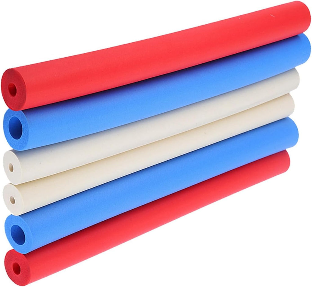 Foam Grip Tubing, 6PCS Foam Tubing for Handle Grip, Padding Tube Grip Aid Utensils Handle for Disabled and Elderly