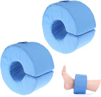2 PCS Foot Elevation Pillows, Blue Hand Ankle Foam Cushion Leg Hand Lifting Pillow Stabilizer with Ankle Heel Elevator Wedges Foot Support Pillow