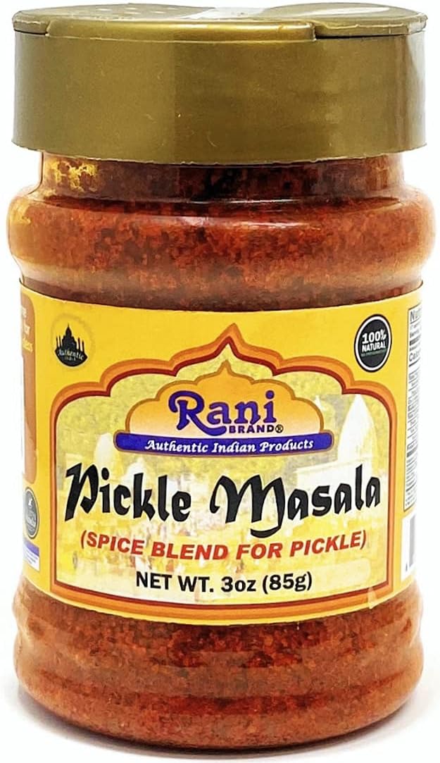 Rani Pickle (Achar) Masala Indian Spice Blend 3oz (85g) PET Jar ~ All Natural | Vegan | Gluten Friendly | NON-GMO | No colors | Indian Origin