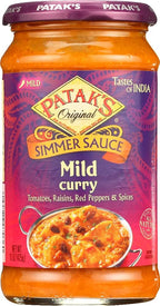 PATAKS Mild Curry Sauce, 14.5 OZ