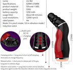 JITEM Portable Utility Tool, Fully Automatic Men's Fitness Equipment, Multi-Speed Frequency Conversion, Intelligent Heating, size