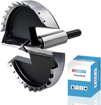 DKIBBITH 4 inch Forstner Drill Bits for Wood - Ideal for Fine Woodworking on Hardwoods, Plywood, Plastic.