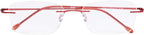 CessBlu Rimless Reading Glasses Design Readers for Women Men