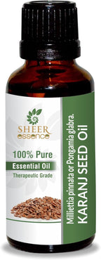 Karanj Seed Oil -(Pongamia Glabra | Millettia Pinnata | Pongamia Pinnata)- Carrier Oil 100% Pure Natural Undiluted Uncut Therapeutic Grade Oil 8.45 Fl.OZ
