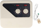 Sauna Heater Stove External Controller, Sauna Heater Stove Temperature Controller, 380V Sauna Stove Controller with PP Shell, for 9 to 15KW Sauna Stove, Sauna Accessories