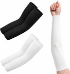 Boao 4 Pcs Picc Line Sleeve Cover for Upper Arm Fistula Dialysis Medical Elastic Breathable Shower Cover for Women Men(Black and White)
