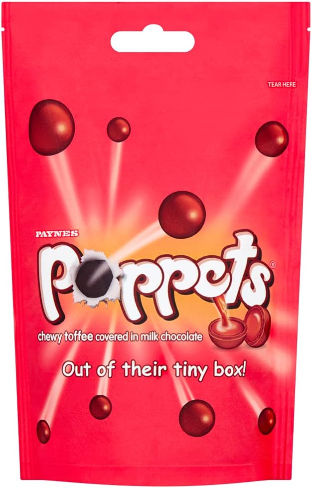 Paynes Poppets Toffee Pouch Bag 150G