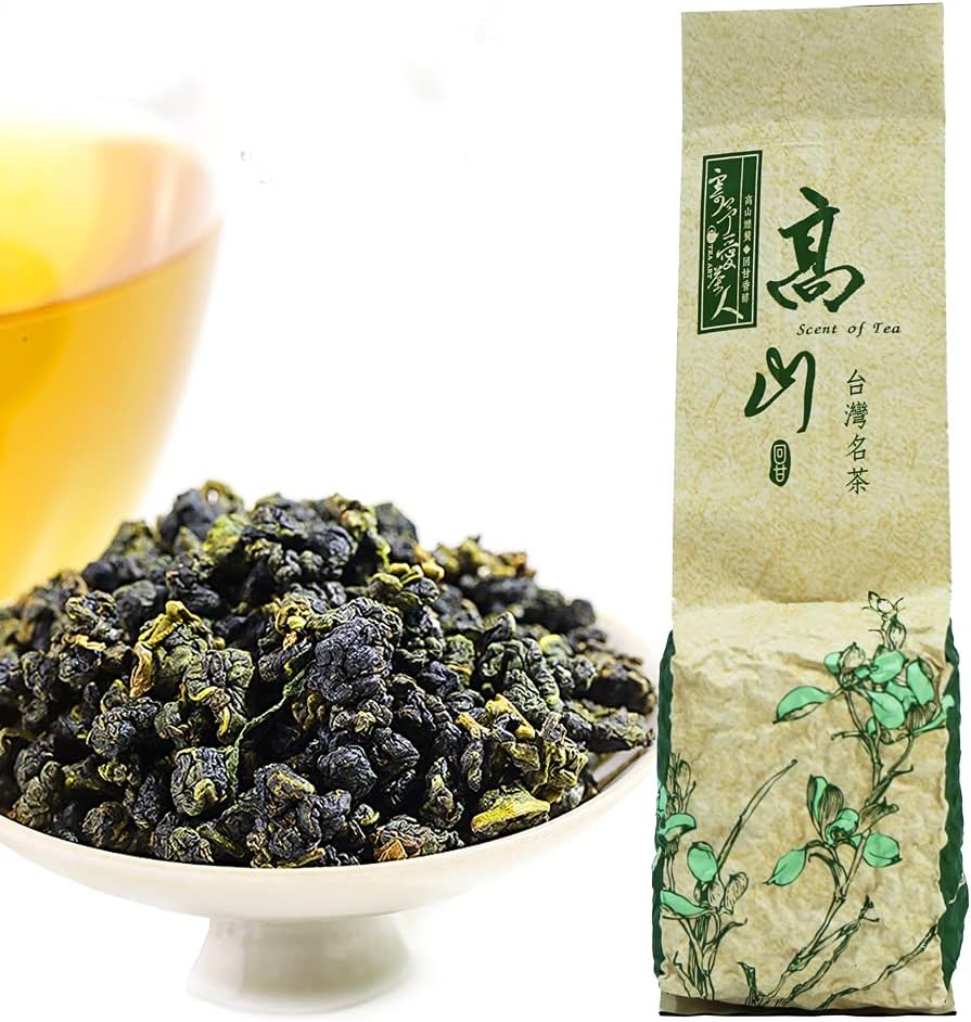 TEARELAE - Taiwan Oolong Tea Loose Leaf - 5.29oz/150g - Taiwanese High Mountain Oolong Tea - Green Taiwan Tea Mild Flavor - Help to Detox