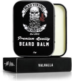 Mad Viking Valhalla Beard Balm – Non-Greasy Balm to Soften and Style with a Medium Hold - Made with Shea Butter, Beeswax & Premium Oils - Smooth Sandalwood & Vanilla Scent, Made in the USA - 2oz