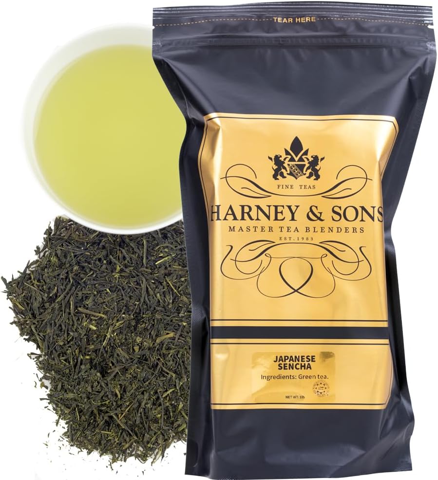 Harney & Sons Japanese Sencha Green Tea | 16 oz bag loose leaf tea