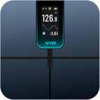 Wyze Smart Scale Ultra Smart Scale with 4.3" Color Display - Digital Scale for Body Weight BMI Muscle Mass, Heart Rate Monitor, Wi-Fi & Bluetooth Weight Scale with Baby/Pet/Luggage Mode, 400lbs, Black