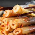 Spicy Chinese Snacks, Fresh Bamboo Shoots, 230g/bag, Hand Peeled Bamboo Shoots, Spicy and Crispy Bamboo Shoots, Snack Gift Pack, Spicy Snacks, Spicy Strips (Spicy,1 pack)
