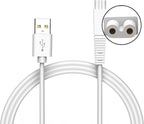 H2ofloss USB Charging Cable for Water Flosser, Compatible with Certain Portable Water Flossers that Utilize a 2-Round Pin Charging Interface