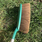 1 Pack 15" Hand Broom Brush,Soft Bristle Cleaning Brush,Crumb Debris Sweeping Brush,Dusting Brush,Comfort for Bed Car Couch Desk Sofa Furniture Clothes,Small Particles Hair Remover(Green)