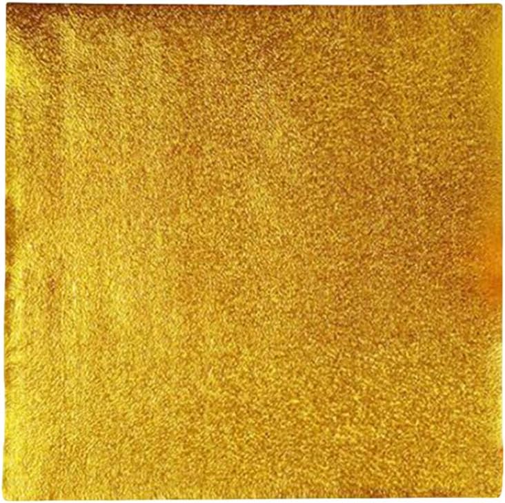 500pcs Golden Chocolate Candy Foil Candy Wrappers Foil Paper for Aluminium Wrapping Paper Packaging