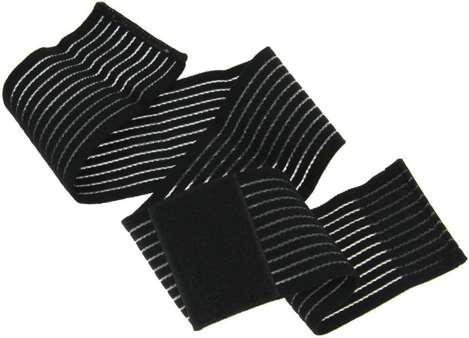 BXT Elastic Breathable Wrap Ankle Support Brace Compression Knee Elbow Wrist Ankle Hand Support Wrap Sports Bandage Strap with Hook & Loop Fastener Straps(A PIECE)