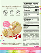 Rose Pistachio Cookies- Gourmet Indian Cookies, 100% Egg-Free & Vegetarian, Handmade with Real Butter & Pistachios, No Preservatives, Authentic Flavor, 6 oz Pack