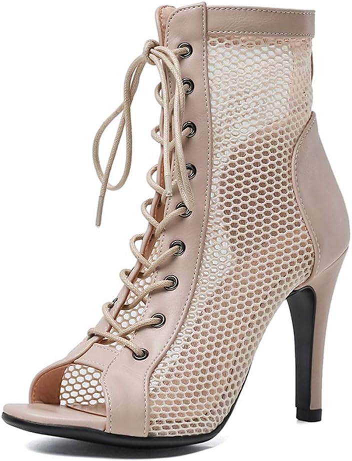Scaoruki Women Classic Gladiator Sandals Summer Booties Breathable Mesh Sandals