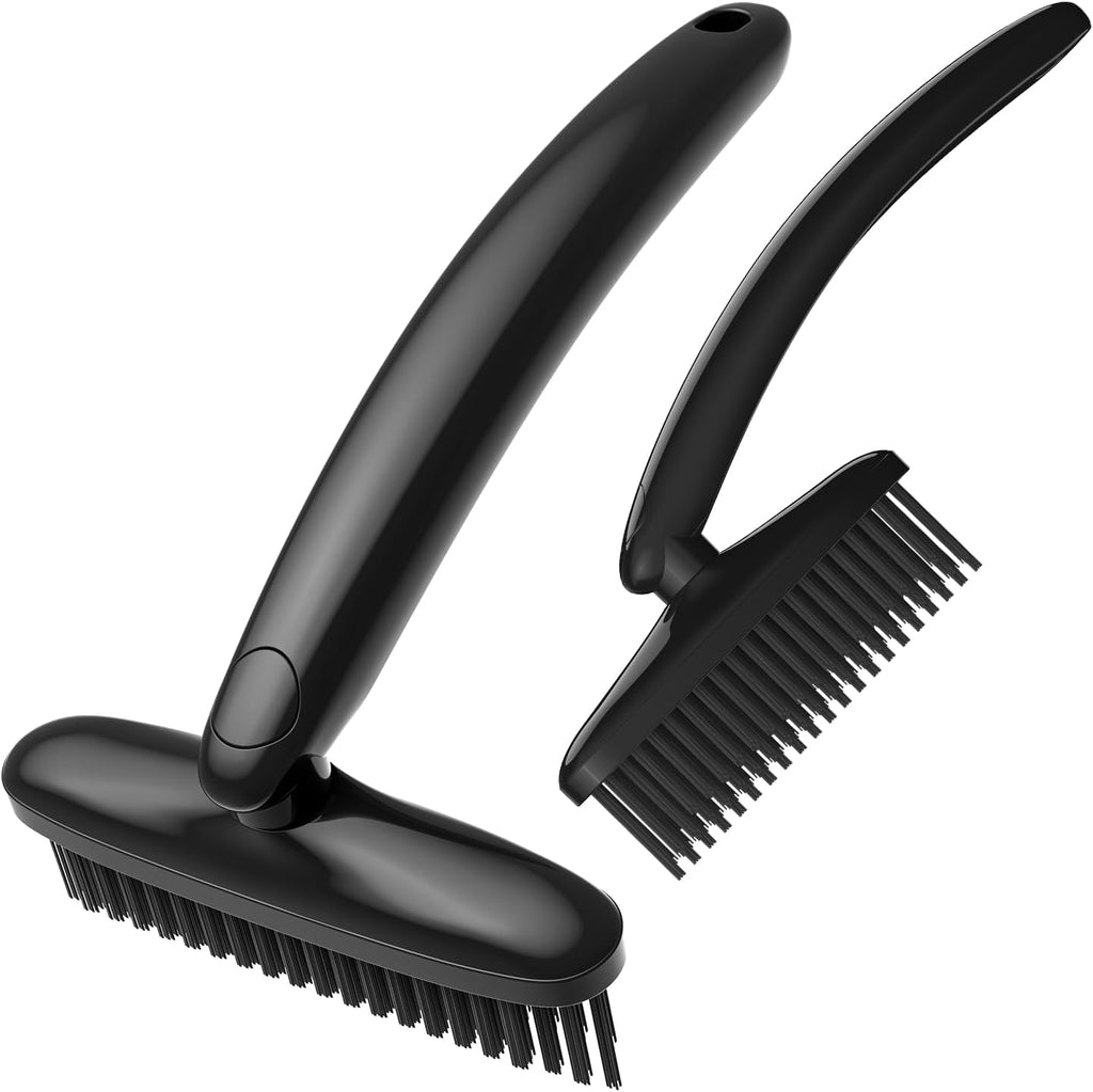 Rotating Crevice Cleaning Brush 2PCS- Toilet Cleaning Brush, Tight Space Cleaning Tools, Bathroom Grout Scrub Brush, Home Essentials Cleaner Brush Set, Kitchen Corner Brush