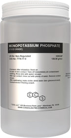 Monopotassium Phosphate | Food Grade | Kosher & Halal - 1 kg (2.2lbs.)