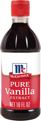 McCormick Vanilla Extract, Pure, Gluten Free, Non-GMO, Made with Madagascar Vanilla Beans, 16 fl oz