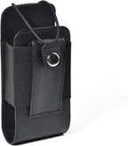Universal Radio Holster, Tactical Leather Pouch for BaoFeng Quansheng Retevis Yaesu Midland Icom Kenwood Motorola Walkie Talkie HT