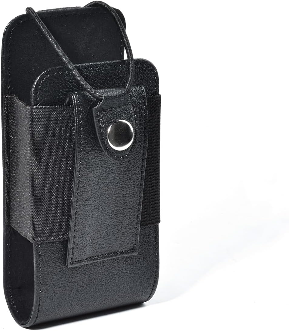 Universal Radio Holster, Tactical Leather Pouch for BaoFeng Quansheng Retevis Yaesu Midland Icom Kenwood Motorola Walkie Talkie HT