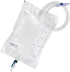 Ugo 2L Night Bags (x10) – Urine Drainage Bags/Catheter Night Bags, T Tap or Lever Tap with Kink Free Connection (Pack of 10) (Ugo 12 - Lever Tap (Continuous Drainage), Sterile)