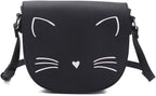 Gladdon Crossbody Bags for Teen Girls Small Fashion Preteen Purses Cat Birthday Gift for Girl