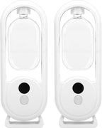 Essential Oil Diffuser, Wall Mounted or Desktop Aromatherapy Machine with Dual Display Screen and 5 Misting Modes, for 60 Room Odor Elimination and Customizable Night Light