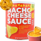 Nacho Cheese Sauce, 6lb 10oz Can – Bulk Food Service Size for Parties, Concessions & Events – Versatile Queso Dip for Chips, Tacos, Burritos, Hot Dogs & Mac and Cheese