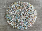 WHOLESALE Natural Semi Tumbled Morganite Gemstone Chips, Crushed Mini Crystals, Undrilled Crystal Chips (Morganite, 0.25 Pound)
