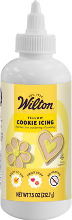 Wilton Cookie Icing - Quick, Easy-To-Use and Ready for Cake and Cookie Decorations, 9 Ounce, Yellow