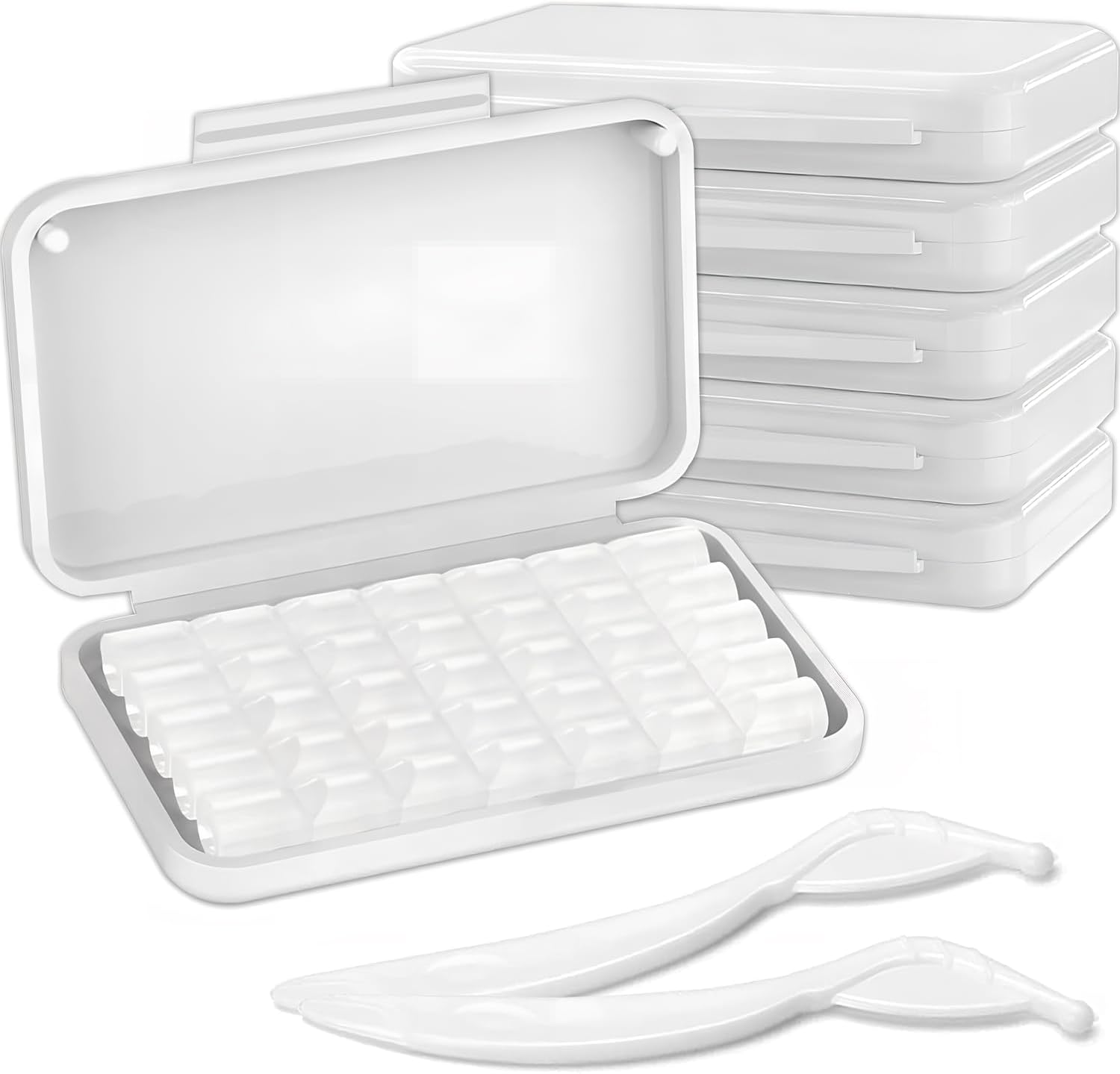 Orthodontic Wax for Braces,Dental Wax for Braces,6 Boxes Braces Wax Applicator Tool