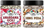Mr. Merchant Pachak Anardana Goli Churan (300g) & Hing peda (300g) [Mouth Freshener, , After-Meal, Mukhwas Combo (Pack of 2)]_Packing May Vary
