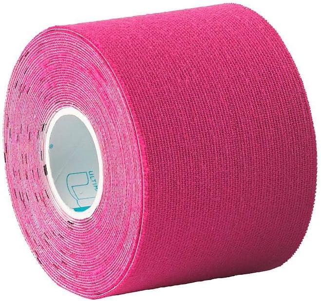 Ultimate Performance Kinesiology Pre Cut Tape - Pink - Black