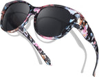 TJUTR Polarized Fit Over Sunglasses for Women, Trendy Sun Glasses Over Prescription Glasses UV400 Protection TS5779