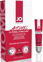 JO Atomic Clitoral Gel – Silicone Based Warming Clitoral Stimulant Gel for Women, Intense Sensation – 10 mL