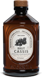 Bacanha- Organic and Raw Syrup - Blackcurrant Flavour - For Cocktail, Aperitif and Water - 400 ml