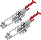 Accessbuy Heavy Duty Large Toggle Clamp Latch,2000Lbs Holding Capacity,Self-Lock U-Bolt Adjustable Latch for Tire Carrier,Industrial EquiIpment,Boxcar,Smoker Lid and More 7.87 Inch (2Pack)