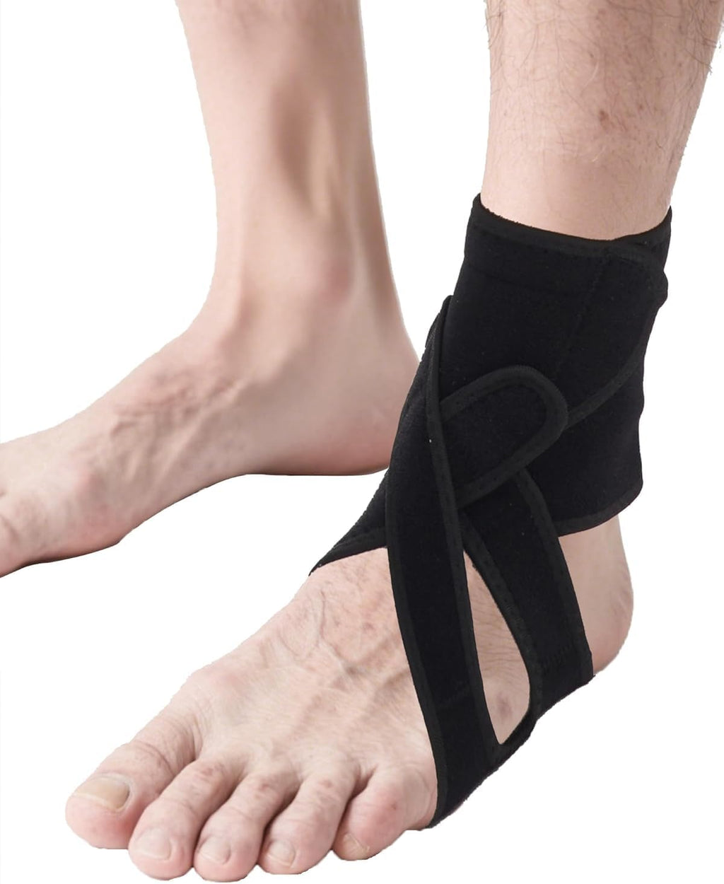 Adjustable AFO Brace for Drop Foot Relief - Medical Foot Drop Orthotic Support for Stroke Recovery, Plantar Fasciitis & Walking Stability - Breathable Lightweight (Men/Women), Right